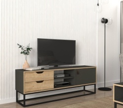 Dolores tv komoda antracit-hrast ( 0000445 )-7