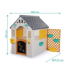 Dolu Premium kućica za decu sa vrtom i tablom za crtanje ( 033109 ) - Img 2