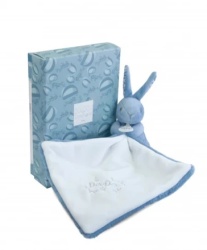 Doudou Plišani zeka sa mazilicom 10cm - plavi ( DC4362 )