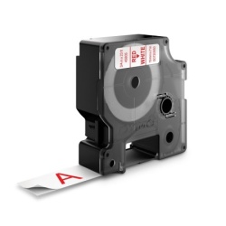 Dymo traka d1 standard 19mm crvena/bela ( DY72085 )