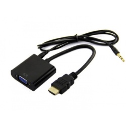 E-green Adapter hdmi (m)-vga d-sub (f)+audio (m/m) ( 44058 )