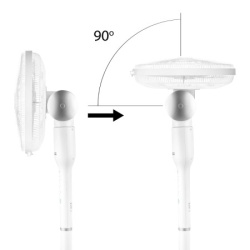 ECG Podni/Stoni Ventilator FS 410 2 u 1 Beli-3