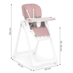 Ecotoys pink stolica za hranjenje ( HA-013 PINK ) - Img 2