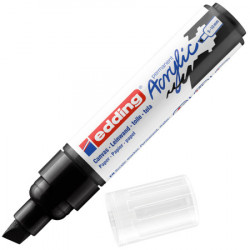 Edding akrilni marker E-5000 broad 5-10mm kosi vrh crna ( 12MA50B ) - Img 7