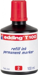 Edding permanent mastilo T-100, 100ml crvena ( 08MM10D )