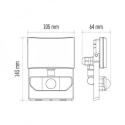 Emos led reflektor tambo 10.5W senzor nw aluminijum ip54 zs2911 ( 1901 ) - Img 2