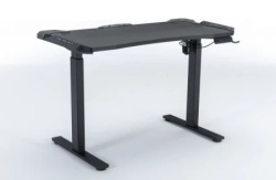 Eplaygame hc-gt-004sd1 120x60x75cm/elektronski podesiva visina/organizator za kablove/rgb gaming sto