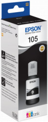 Epson C13T00Q140 105 eco-tank pigment black ink bottle - Img 3