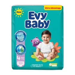 Evy baby pelene ultra maxi 4, 7-14kg, 100kom ( A106245 )