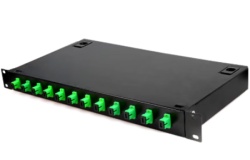 Exelink sa 12 konektora sc/apc za rek orman optički patch panel( exe077 )