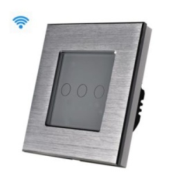 Exeshop 3g wi-fi pametni prekidačI al nn silver (WiFi touch switch) ( ss037 )