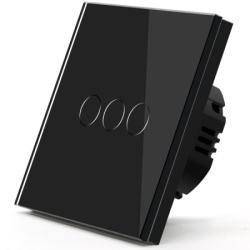 Exeshop wi-fi pametni prekidač 3g tuya crni (WiFi touch switch) ( ss008 )