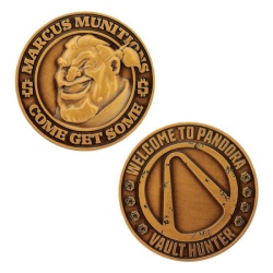 Fanattik Borderlands - Marcus Munitions Limited Edition Coin ( 075075 )