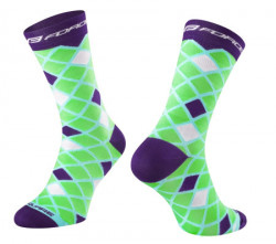Force čarape square, zeleno-ljubičaste s-m/36-41 ( 9009105 )