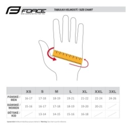 Force rukavice square fluo m ( 905579-M/S54-1 )-2