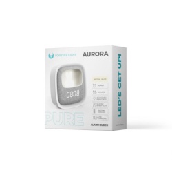 Forever Dekorativna neon LED lampa i budilnik Bunny aurora white ( RTV100554 )