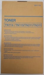 Foruse mntnk152c toner za minoltu di152 tn114, tn-114 1/2  2boce-2