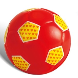 Fudbalska lopta prečnika 11,5 cm crvena ( 1039658 )