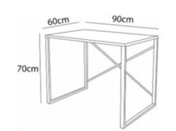 Futrix Kompjuterski sto sa metalnim nogama ( 31259 ) -2