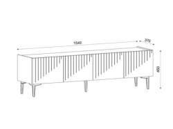 Futrix Tv komoda Royal belo - mermer ( 38390 ) -2