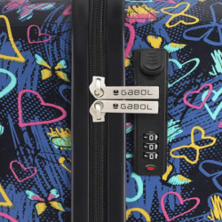 Gabol kofer mali (kabinski) 40x55x20 cm ABS+PC 37,4l-2,8 kg Tizas tamno plava ( 16KG234322EB ) - Img 3