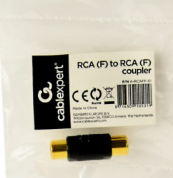 Gembird A-RCAFF-01 RCA (F) na RCA (F) coupler, zensko-zenski - Img 2