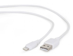 Gembird CC-USB2-AMLM-W-1M  USB 2.0 A-plug to 8-pin usb Apple iphone cable 1M White-3