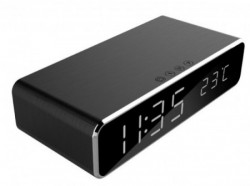 Gembird digitalni sat + alarm sa bezicnim punjenjem telefona, Bback DAC-WPC-01 - Img 3