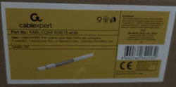 Gembird KABL-COAX-RG6/15 white (X553)** koaksialni kabl RG6 konektor F-male/IEC, conduct.18%, 6.5mm 15m - Img 3