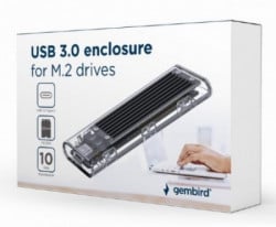 Gembird kuciste za M.2 SSD memoriju NVMe USB3.1 transparentni ( EE2280-U3C-02 ) - Img 2