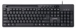 Gembird multimedijalna tastatura US layout black USB sa drzacem za telefon KB-UM-108 - Img 1