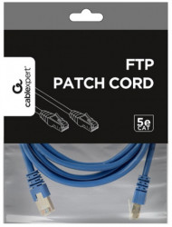Gembird PP22-2M/B mrezni kabl FTP Cat5e Patch cord, 2m blue - Img 2
