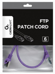 Gembird PP6-0.5M/V mrezni kabl, FTP CAT6 0.5m purple - Img 2