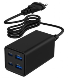 Gembird TA-UC-2A2C-PD65-01-BK 4-port 65W GaN USB PowerDelivery brzi punjac -5