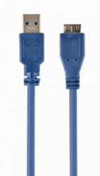 Gembird USB3.0 AM to micro BM cable, 0.5m CCP-mUSB3-AMBM-0.5M - Img 2