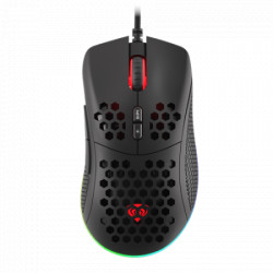 Genesis Krypton 550, Gaming Optical Mouse 200-8000 DPI, Maximum acceleration 20 G, Huano Switches, RGB LED, 7 Programmable Buttons, USB, Bl - Img 1
