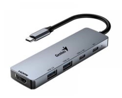 Genius UH-500 5-in-1 USB Hub srebrni -2