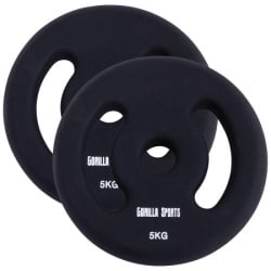 Gorilla Sports Set od 2 gumirana tega 30 mm (2 x 5 kg) ( 101051-00019-0010 )