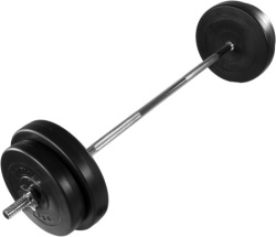 Gorilla Sports Set šipka i tegovi 30 kg ( 20040449 )