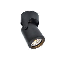 Green tech gu10 reflektor nadgradni crni ( b033-bk )