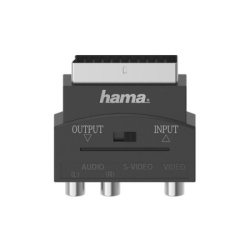 Hama adapter scart (muški) na s-video i 3x činč(ženski) ( 205268 )