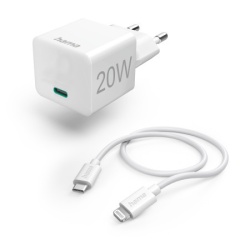 Hama kucni punjac + usb-c-lightning kabl, pd, 20w, 3a ( 201620 )