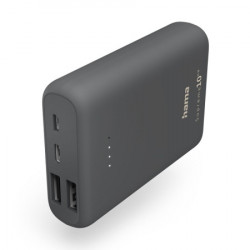 Hama "supreme 10hd" power pack, 10000mah, tip c 1 x usb-c, 2 x usb- ( 201668 )