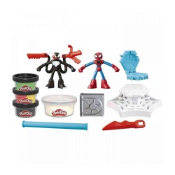 Hasbro Play-doh spiderman launch and slice battle ( F9827 ) -2