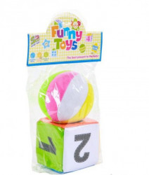 HK Mini igračka mekana loptica i kocka ( A014014 )