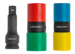 Hogert set nasadnih ključeva za pneumatski alat, dvostrani, 1/2" ( HT4R006 )