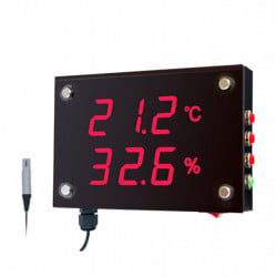 Huato HE218A veliki LED digitalni sat - Img 1