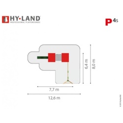 Hy-Land EN 1176 javno igralište Jungle Gym - Projekat 4 sa ljuljaškama - Img 3