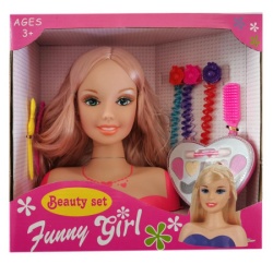 Igračka za devojčice Funny girl - glava za šminkanje ( 821000 )