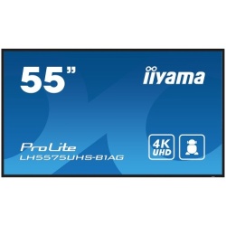 Iiyama LH5575UHS-B1AG 55" 4K UHD Professional Digital Signage 24/7 display featuring Android OS